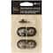 Prima® Memory Hardware Montmartre Metal Latch & Brads Embellishments